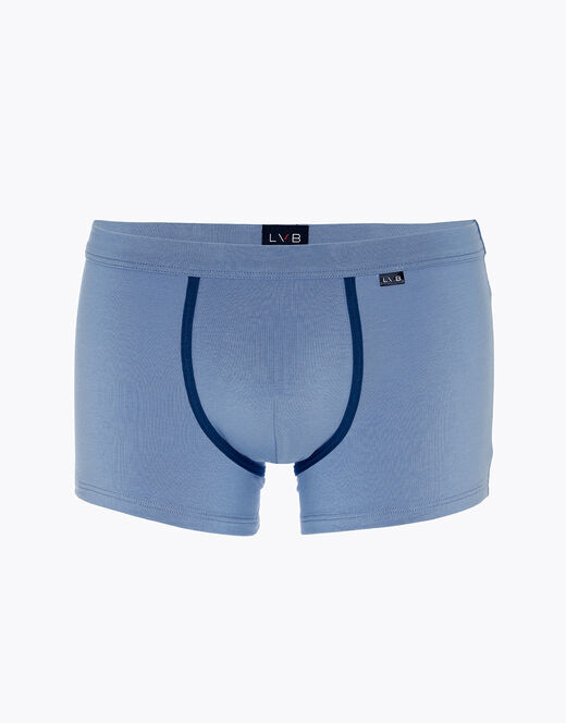 Lovable Boxer Enriched Plain Cotton Modal In Cotone E Modal, Azzurro Polvere