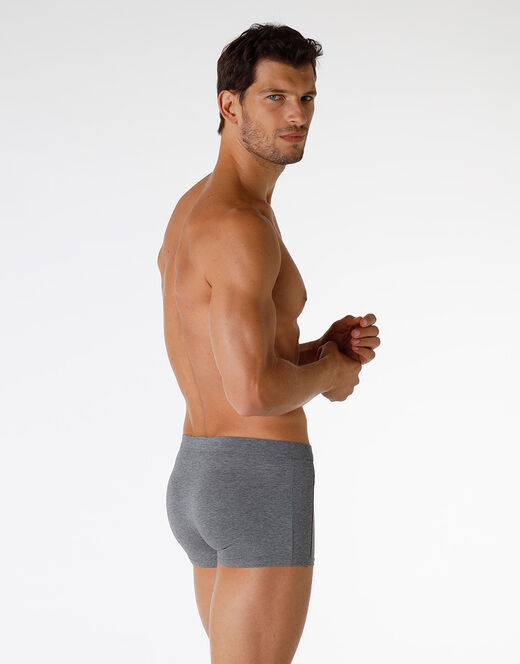 Lovable Boxer In Cotone Dynamic Cotton, Grigio Melange Scuro