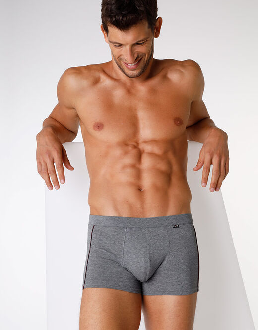 Lovable Boxer in cotone Dynamic Cotton, grigio melange scuro