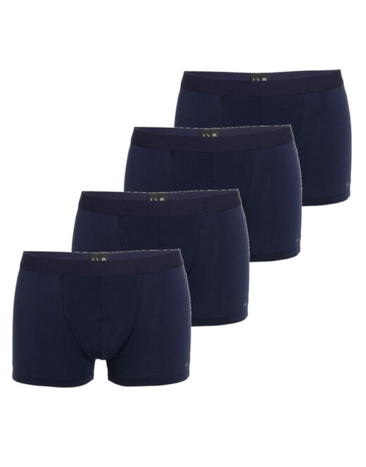 Lovable Boxer In Cotone Elasticizzato, Confezione X4 Blu