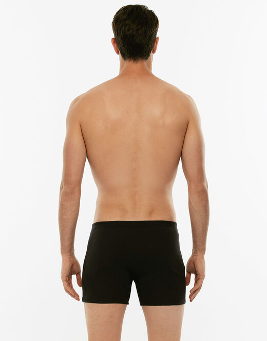 Lovable Boxer Parigamba Bipack In 100% Cotone Pure Cotton, Nero