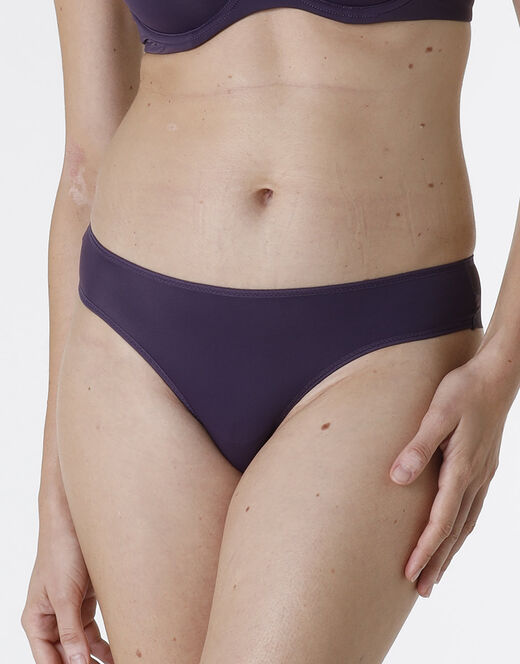 Lovable Brasiliano Invisible in microfibra, tornado scuro