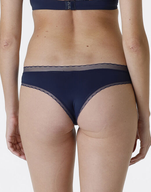 Lovable Brasiliano My Daily Comfort In Microfibra, Blu Scuro