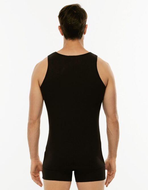 Lovable Canotta Cotton Stretch In Cotone Elasticizzato, Nero