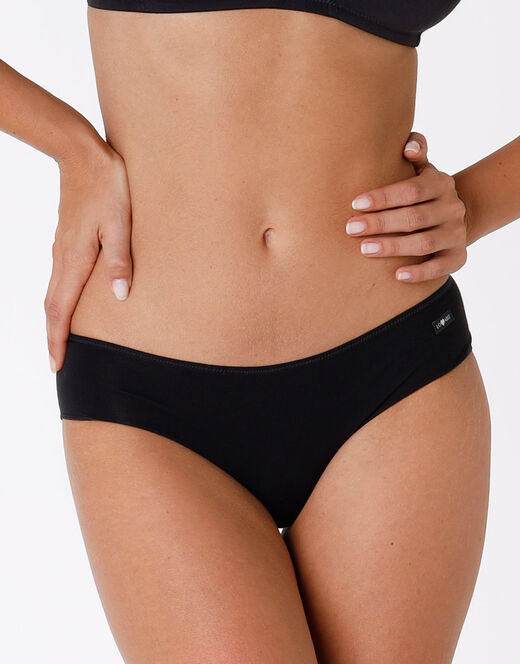 Lovable Culotte brasiliano Invisible Cotton nero in cotone