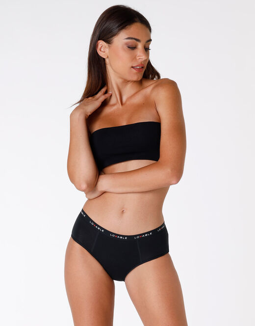 Lovable Culotte Da Ciclo Lavabile Flusso Abbondante In Cotone Biologico Certificato, Nero