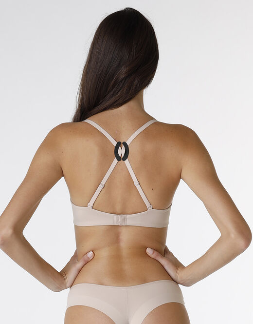 Lovable Ganci Per Spalline Invisible Secret, Confezione X2 Nero E Trasparente