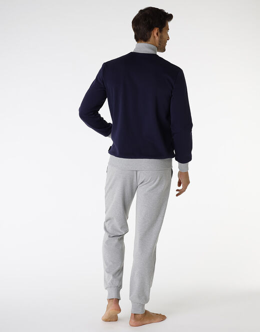 Lovable Homewear In Cotone, Blu Navy E Grigio Melange