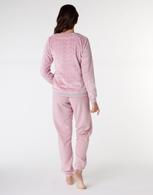 Lovable Homewear In Pelliccetta E Pile, Rosa Polvere