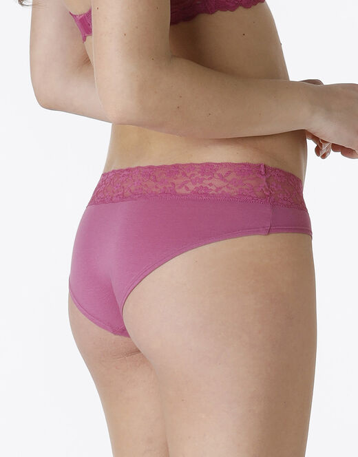 Lovable La Senza - Culotte Remix Panties In Cotone E Pizzo, Malva
