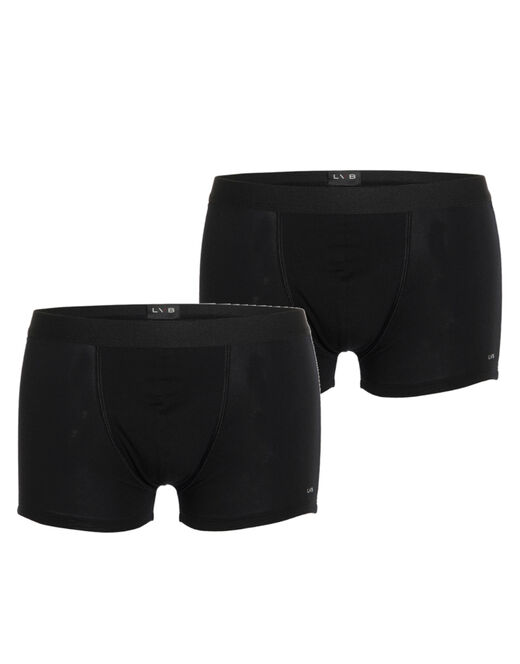 Lovable Bipack Boxer In Cotone Elasticizzato, Nero