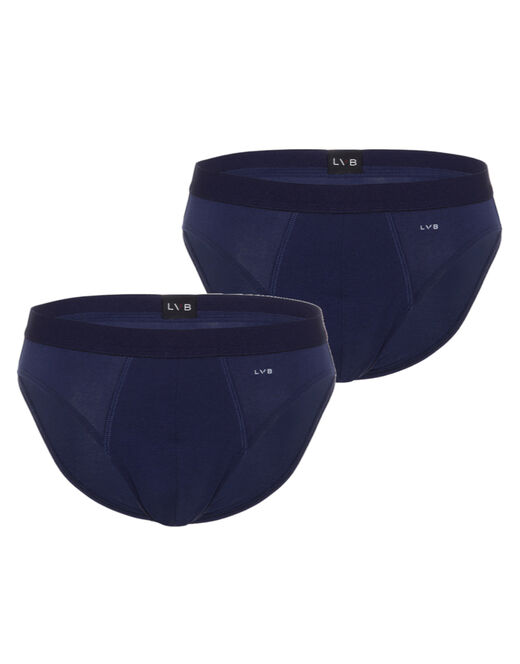 Lovable Bipack Slip In Cotone Elasticizzato, Blu