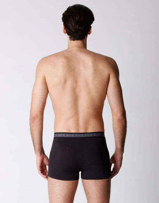 Lovable Boxer Bipack Uomo In Cotone Biologico, Nero