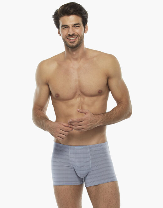 Lovable Boxer uomo in micromodal, grigio chiaro