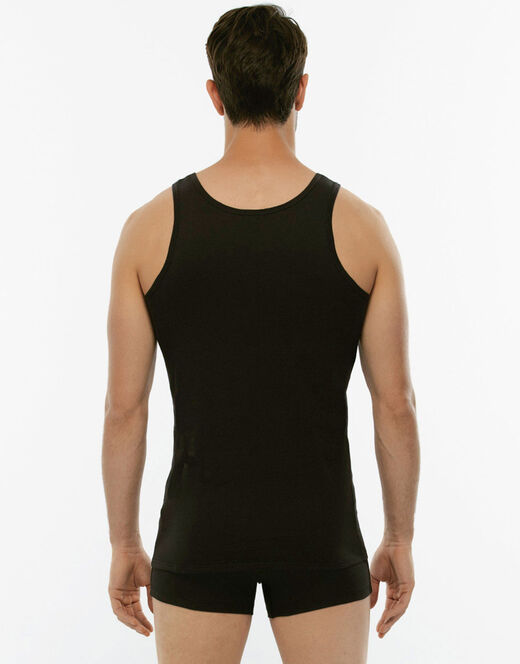 Lovable Canotte 100% Pure Cotton Nera In Cotone