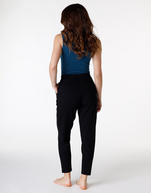 Lovable City Jogger Lungo Donna Relax&Go, Nero