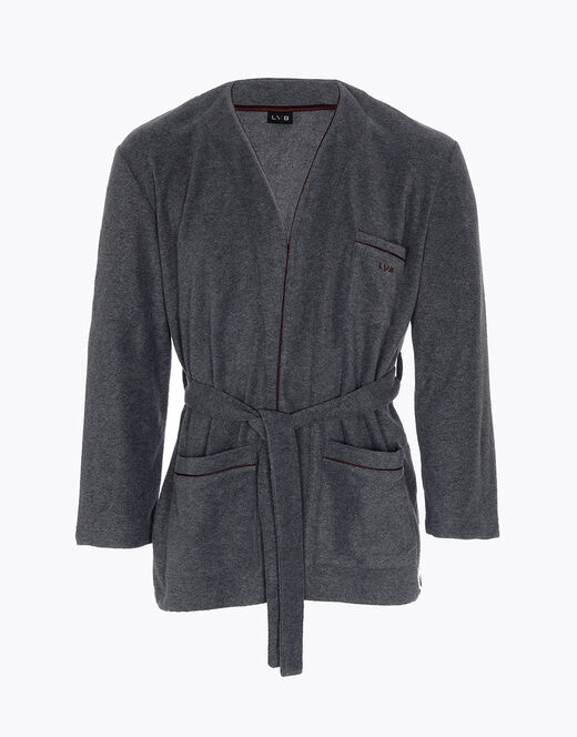 Lovable Giacca Da Camera, Grigio Melange Scuro