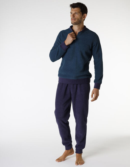 Lovable Homewear con cerniera, ottanio