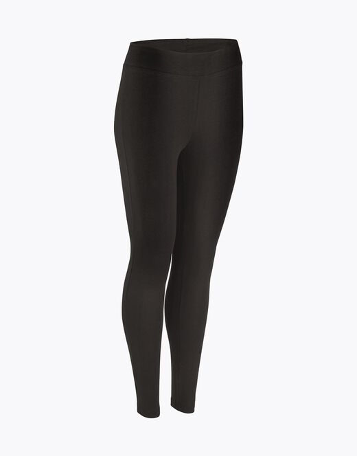 Lovable Leggings Donna In Cotone Relax&Go, Nero
