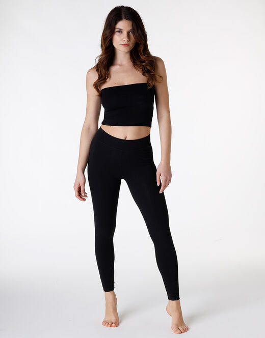 Lovable Leggings donna in cotone Relax&Go, nero