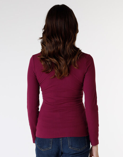 Lovable Maglia Manica Lunga Basic Soul, Bordeaux