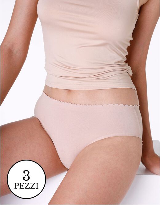 Lovable Multipack Slip invisible softness, X3 nude