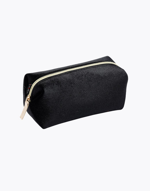 Lovable Pochette trousse in velluto, nera
