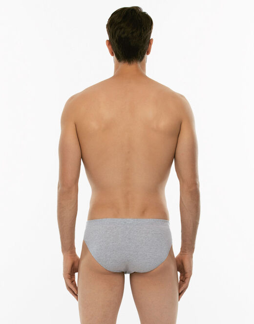 Lovable Slip Bipack 100% Pure Cotton, Grigio Melange