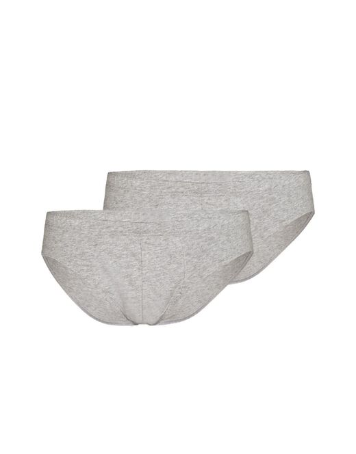 Lovable Slip Bipack 100% Pure Cotton, Grigio Melange
