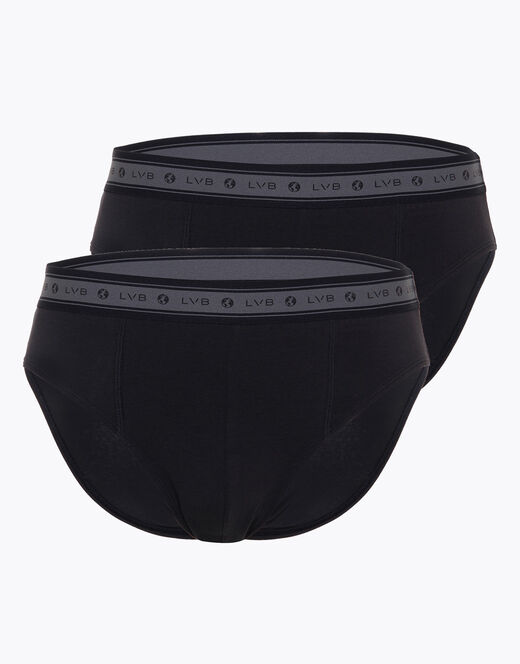 Lovable Slip Bipack Uomo In Cotone Biologico, Nero