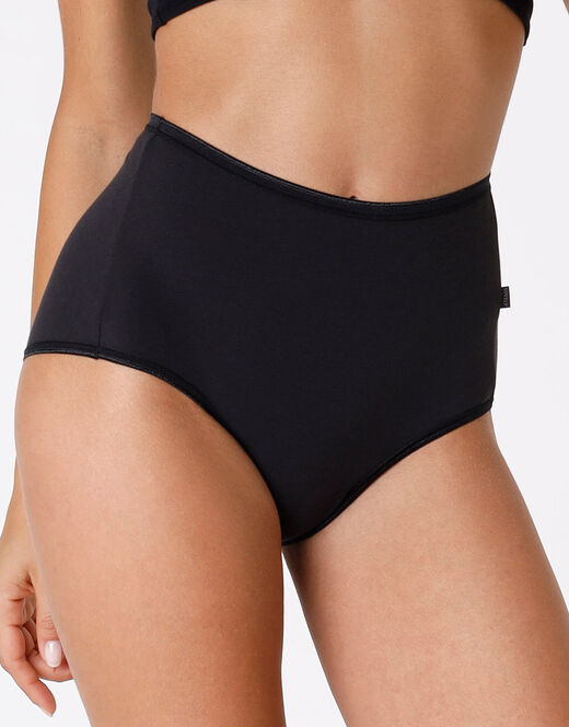 Lovable Slip Maxi Lovely, Nero In Cotone Soft