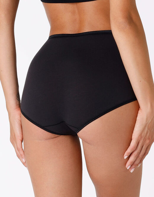 Lovable Slip Maxi Lovely, Nero In Cotone Soft