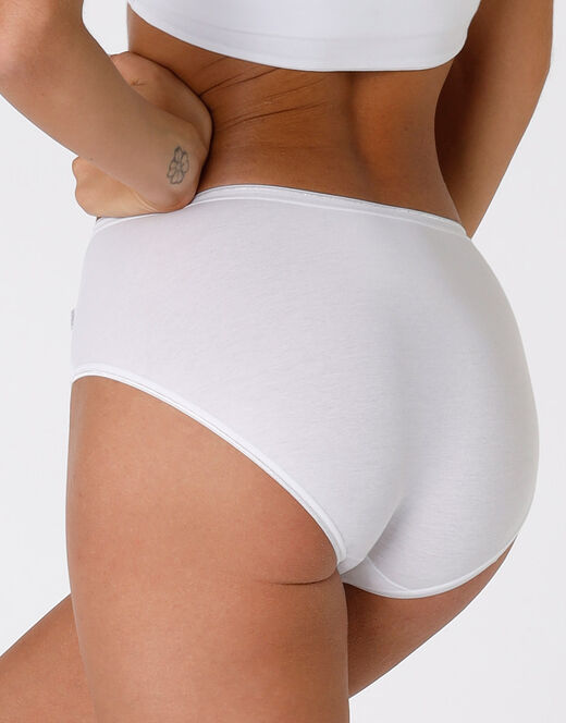 Lovable Slip Midi Lovely, Bianco In Cotone Soft