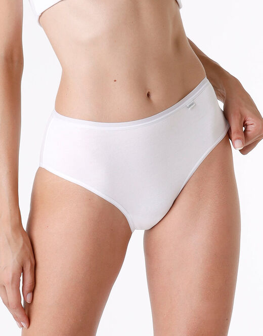 Lovable Slip Midi Lovely In Cotone Modal, Bianco