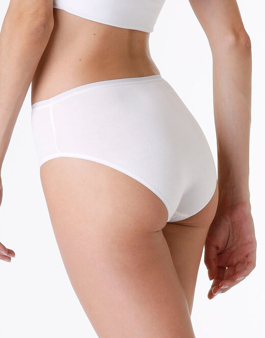 Lovable Slip Midi Lovely In Cotone Modal, Bianco