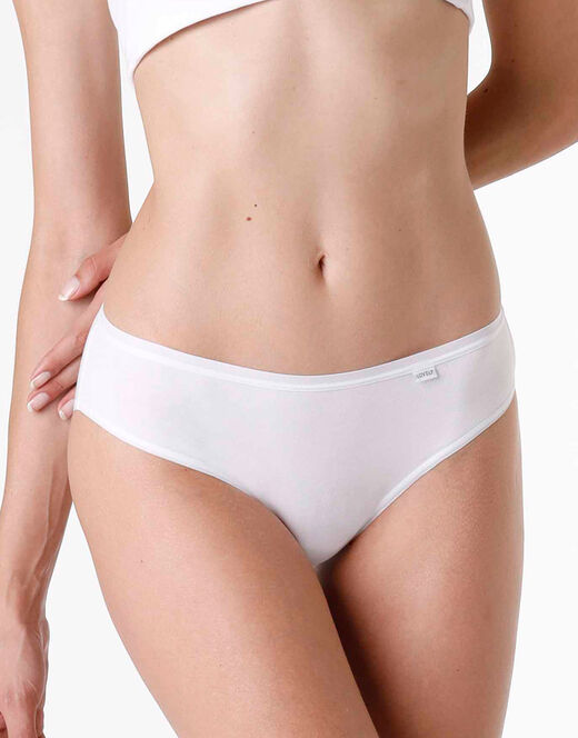 Lovable Slip Mini Lovely In Cotone Modal, Bianco