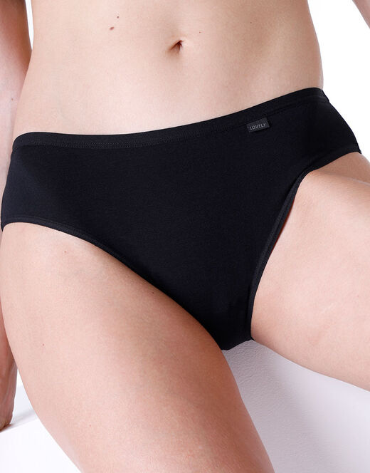 Lovable Slip mini lovely in cotone modal, nero