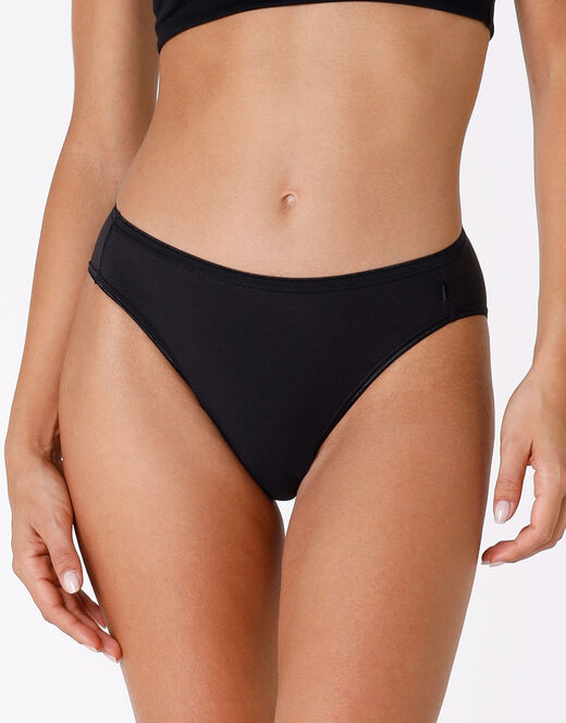 Lovable Slip Mini Lovely, Nero In Cotone Soft