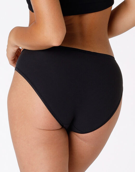 Lovable Slip Mini Lovely, Nero In Cotone Soft