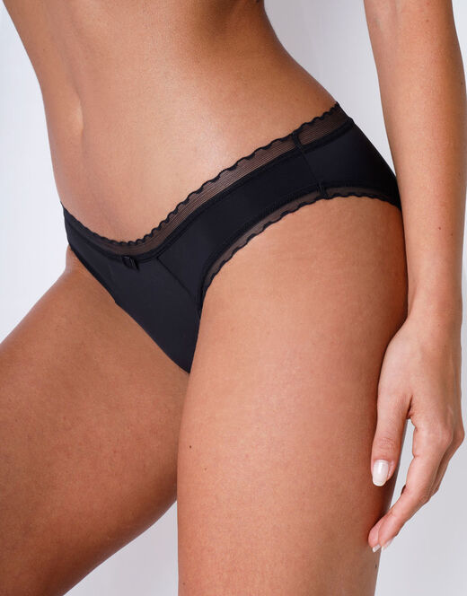 Lovable Slip My Daily Comfort Nero In Microfibra