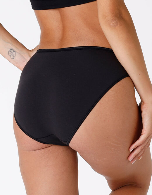 Lovable Slip Tai Lovely, Nero In Cotone Soft