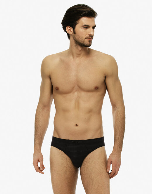Lovable Slip uomo in micromodal, nero