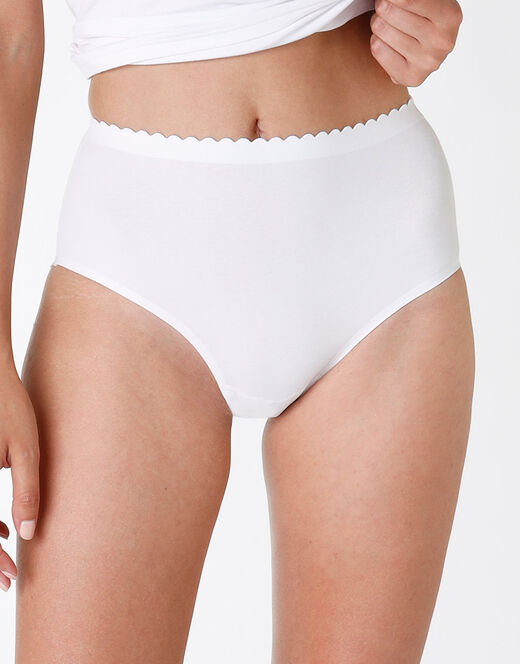 Lovable Multipack Slip Alto Invisible Softness X3, Bianco