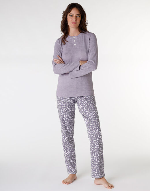 Lovable Pigiama In Interlock Di Cotone, Tornado Con Stampa A Fiori