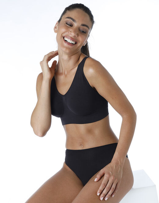 Lovable Reggiseno brassière yoga Active Comfort a basso impatto, nero