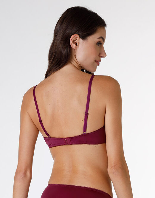 Lovable Reggiseno Con Ferretto Exquisite Lace In Pizzo E Microfibra, Bordeaux