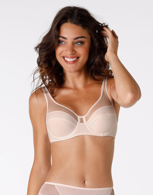 Lovable Reggiseno Con Ferretto Modern Shaping In Microfibra, Cipria