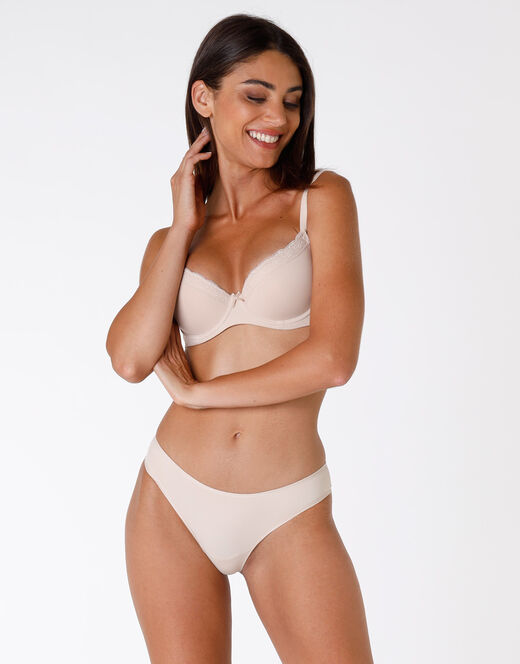 Lovable Reggiseno Ferretto Balconette Leggermente Imbottito Sensual Touch Skin, In Morbida Microfibra. Comfort Estremo