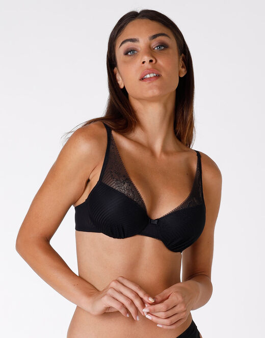 Lovable Reggiseno Ferretto Leggermente Imbottito Sensual Touch Exclusive, Nero