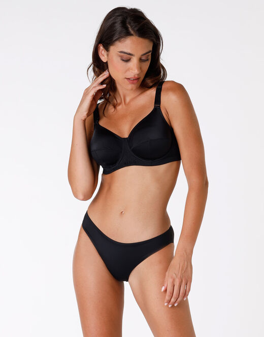 Lovable Reggiseno Ferretto Senza Imbottitura Shaping In Microfibra, Nero